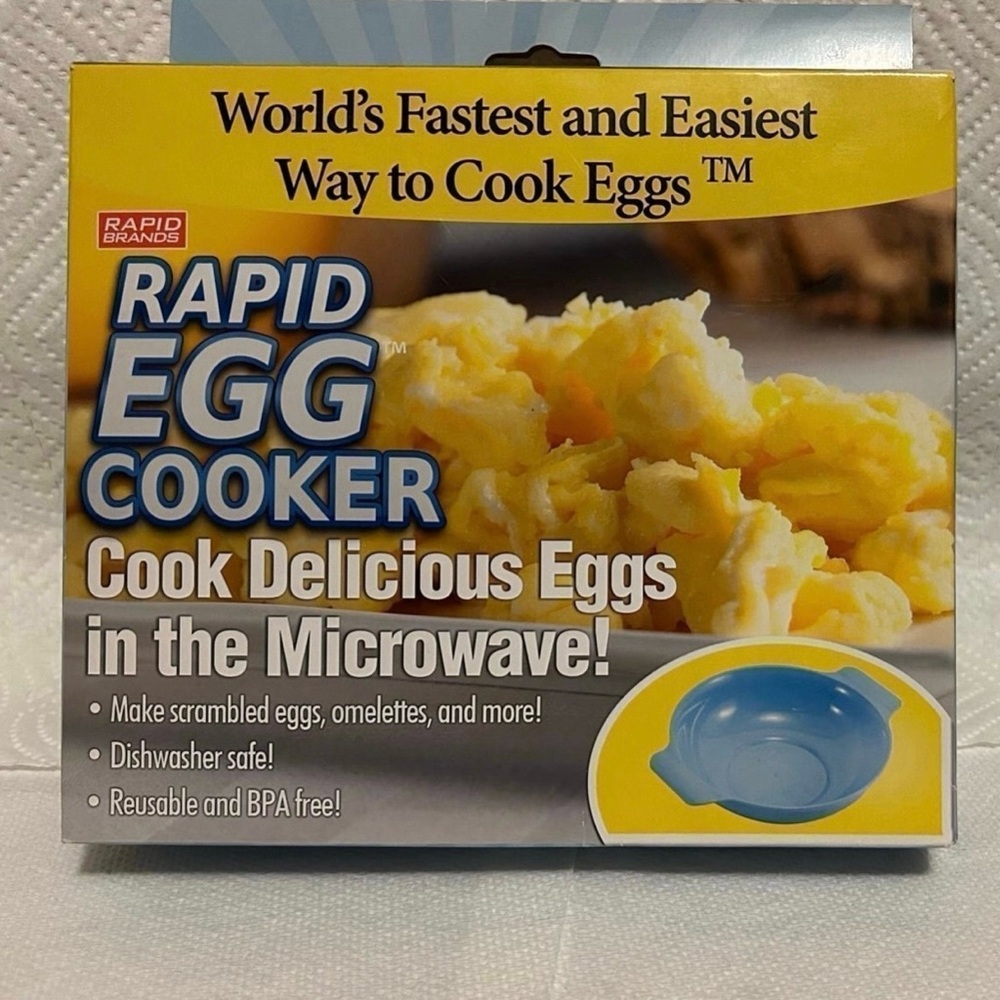 Rapid Brands: Rapid Egg Cooker - New/Never Used, Still in Original Packaging